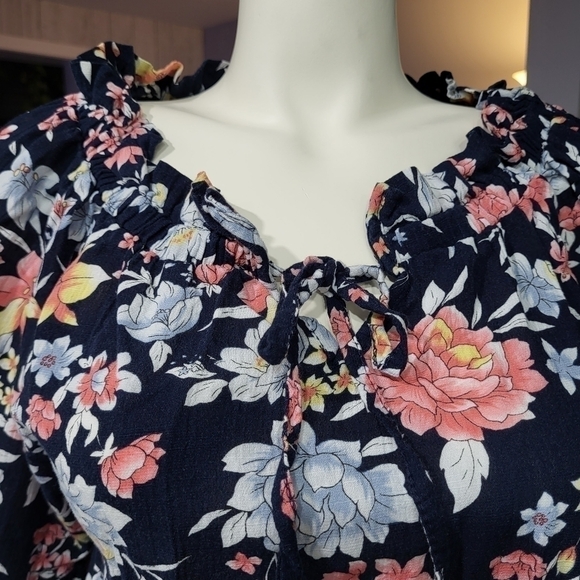 DATURA - Open shoulder floral print vintage style. - Picture 3 of 8